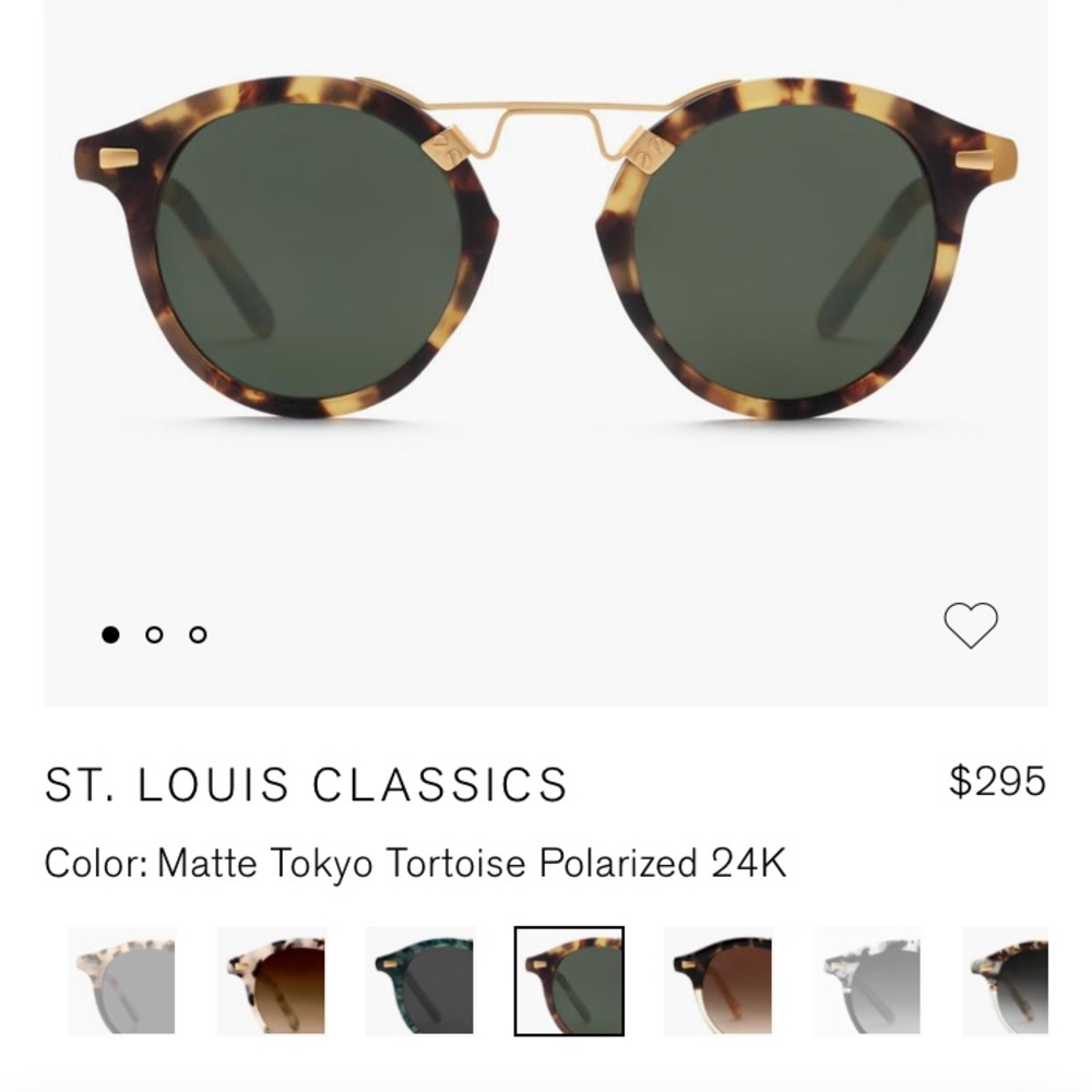 Krewe Matte Tortoise Tokyo St. Louis 24K